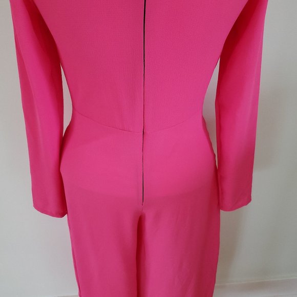 Boohoo jumpsuit Hot Pink Wide Leg - Picture 9 of 14